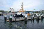 Der Schlepper BLK liegt am Bahnhofsanleger in Kiel (Foto vom 04.08.07).
