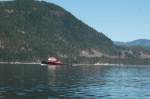 Ein Schlepper in der Discovery Strait was er schleppt sieht man auf dem nchsten Bild.