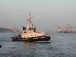 Schlepper MICHEL i Hamburg an einem April Nachmittag 2003.
