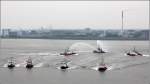 Schlepperballett während der Sail 2015 Bremerhaven. 14.08.2015
