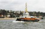 FAIRPLAY 5 i April 94 auf der Elbe.