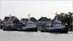 Die Schlepper MARS, VB RECHTENFLETH und BLEXEN liegen in Brake und warten auf den nächsten Einsatz. 23.08.2017