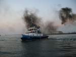 Fast schon traditionell bei den Port Partys in Warnemnde sind die Schlepper mit ihrem  Schlepperballett .