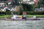 Schlepper Pilot (04302030 , 36,24 x 7,47) am 21.10.2014 in Trechtingshausen am Rhein.