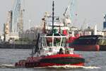 Schlepper RT CLAIRE; Eigner/Betreiber: Kotug; Aufnahmeort: Elbe/Hafen Hamburg, Deutschland; Datum: 05.05.2011; Info:  (IMO 9320817  Lüa 27,7 m, B 11,2 m, Tg 5,8 m / 3 Niigata 6L 25HX Diesel, 3969