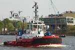 Schlepper RT MARGO; Eigner/Betreiber: Kotug; Aufnahmeort: Elbe/Hafen Hamburg, Deutschland; Datum: 05.05.2011; Info:  (IMO 9376220)  BRZ 378 / Lüa 25,98 m, B 11,2 m, Tg 5,95 m / 3 x Wartsila