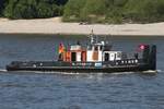 Schlepper und Schuber TIGER (ENI 05105240); Datum: 08.05.2026; Aufnahmeort: Elbe/Hafen Hamburg, Deutschland.