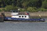 Schlepper und Schuber ULLI (ENI 02312697); Eigner/Betreiber: Walter Lauk; Datum: 13.08.2025; Aufnahmeort: Elbe/Hafen Hamburg, Deutschland.