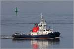 Die VB WESER (IMO 9207687) hat inzwischen die rote Schornsteinmarke der spanischen Boluda-Gruppe erhalten. Der Schlepper ist 33,46 m lang und 12,50 m breit, hat eine Maschinenleistung von 2 x 2.500 kW und einen Pfahlzug von 75 t. Heimathafen ist Bremen. Bremerhaven, 26.09.2020
