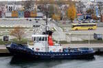 Der 30m lange Schlepper VB BALTIC am 08.11.23 in Rostock