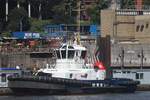 Schlepper VB PERFECT; Eigner/Betreiber: Boluda/L&R; Aufnahmeort: Elbe/Hafen Hamburg, Deutschland; Datum: 30.06.2025; Info: (IMO 9684756).