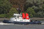 Schlepper VB SATURNUS (IMO 7719052); Eigner/Betreiber: Boluda; Datum: 30.08.2025; Aufnahmeort: Elbe/Hafen Hamburg, Deutschland. 