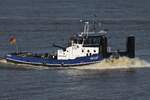 Schlepper und Schuber VINCENT (ENI 06002741); Eigner/Betreiber: Walter Lauk; Datum: 28.09.2025; Aufnahmeort: Elbe/Hafen Hamburg, Deutschland.