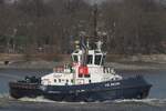Schlepper VB BEAR (IMO 9701982); Eigner/Betreiber: Boluda/L&R; Datum: 09.03.2026; Aufnahmeort: Elbe/Hafen Hamburg, Deutschland.
