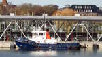 Der 30m lange Schlepper VB BALTIC (IMO: 8915471) am 21.11.25 in Rostock.