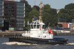 Schlepper VB RESOLUT (IMO 9684768 ); Datum: 29.07.2025; Eigner/Betreiber: Boluda/L&R; Aufnahmeort: Elbe/Hafen Hamburg, Deutschland.