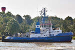 Schlepper / Tug WOLF (IMO 9036260) am 24.07.2021 im NOK (Nord-Ostsee-Kanal) bei Brunsbüttel