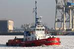 Schlepper ZP CHALONE; Eigner/Betreiber: Kotug; Aufnahmeort: Elbe/Hafen Hamburg, Deutschland; Datum: 06.02.2012; Info: (IMO 8103078 Lüa 28,5 m, B 10,36 m, Tg 5,06 m / BRZ 194 / 2 GM-Diesel, 2.238