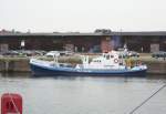 MS BERNARD VAN LEER, ehemaliges SAR-Boot,liegt am Behnkai im Lbecker Hansahafen... Aufgenommen: 11.07.2012