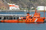 Versorgungsschiff PUNTA SALINAS (IMO: 7931894) am 11.02.2017 im Hafen von Santa Cruz de Tenerife
