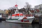 SAR Schiff Arkona in Warnemünde am 19.03.16
