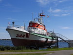 SAR Seenotkreuzer ARWED EMMINGHAUS (ex Hannes b Hafstein 2188) der DGzRS, zu besichtigen im Hafen Burgstaaken auf Fehmarn; 25.08.2016    