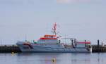 Hermann Marwede heit der grte SAR Seenot Rettungskreuzer. Am 6.7.2013
lag das Schiff im Hafen Helgoland. Nach Aussagen gngiger Literatur soll
der Rettungskreuzer gar der grte seiner Art auf der Welt sein. 