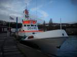 Seenotkreuzer  JOHN T.ESSBERGER  am 15.November 2009 im Hafen von Sassnitz.