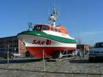 SAR-Boot  ausgestellt im Bremer-Inlandshafen 11.03.07