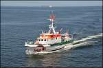 Seenotrettungskreuzer  Arkona  der DGzRS fuhr am 07.07.13 auf der Ostsee in Richtung Warnemnde.