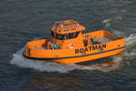 Boatman im Hsfen von Göteborg. 13.04.2018  09:03 Uhr. Aufgenommen vom Bord der Stena Germanica.