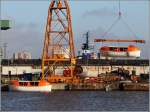 Tenderboote des Kreuzfahrtschiffes MINERVA (IMO 9144196) bei der Lloyd Werft in Bremerhaven. 25.02.2012