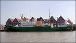 Die 1968 gebaute EMSSTROM (IMO 6922705) war bis 1997 unter dem Namen FRITHJOF fr das Bundesamt fr Ernhrung und Forstwirtschaft als Fischereischutzboot im Einsatz. Seit 1998 dienst sie als Ausbildungszentrum fr Fort- und Weiterbildungen zum nautischen und technischhen Schiffsoffizier, zum Schiffskoch und fr die Sicherheitsausbildung nach STCW’95. Die EMSSTROM ist 76 m lang, 11,75 m breit und 15 kn schnell. Heimathafen ist jetzt Leer, wo ich sie am 10.04.2009 aufgenommen habe.