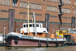 Wasserboot HADERSLEBEN am 26.05.2020 im Sandtorhafen Hamburg.