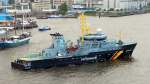 Die Seefalke am 12.05.2013 im Hafen von Hamburg.