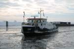 Eisbrecher BÄR  vom WSA Magdeburg im Hafen von Tangermünde.Foto Febr.2013