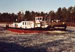 Eisbrecher Frstenberg WSA Magdeburg 2009 im Oberwasser der Schleuse Hohenwarte.