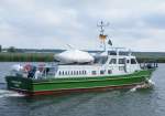 Zollboot Rheiderland aus Karnin auf der Peene vor Anklam am 06.08.09