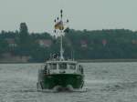 die  KOOS 
beim einlaufen in den Stralsunder Hafen
am 16.06.06