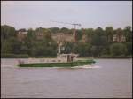 'Ericus' vom Zoll manvriert sich durch die Elbe, am Bubendey - Ufer vorbei in Richtung Hamuburg - Hafen. 17.06.07