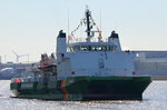 Zollkreuzer Borkum IMO-Nummer:9500376 Flagge:Deutschland Länge:50.0m Breite:19.0m Baujahr:2009 Bauwerft:Emder Werft und Dockbetriebe GmbH,Emden Deutschland am 05.05.16 vor Hamburg Blankenese