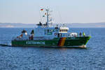 Zollboot Rügen vor Sassnitz.