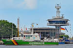 Zollboot PRIWALL am 24.06.2018 im Hafen von Lübeck-Travemünde