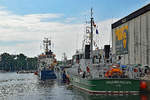 Zollboot SCHLESWIG-HOLSTEIN am 13.7.2019 im Hafen von Neustadt/Holstein. Zum  10. Tag der Küstenwache  war  Open-Ship  auf den dort liegenden Fahrzeugen der Küstenwache. Mitfahrten waren auf bestimmten Booten möglich.