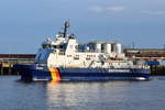 BORKUM , Patrol Vessel , IMO 9500376 , Baujahr 2009 , 49.42 x 19.08 m , 20.03.2020 , im Hafen von Cuxhaven