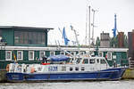 Zollboot SCHULAU am 16.09.2021 bei der Überseebrücke im Hafen von Hamburg