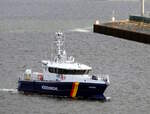 Das 24m lange Zollboot DARSS (IMO:9833412) am 21.11.25 in Rostock.