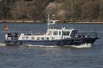 Zollschiff OEVELG�NNE (MMSI 211307170); Eigner/Betreiber: Zoll; Datum: 18.03.2026; Aufnahmeort: Elbe/Hafen Hamburg, Deutschland. (internat. Suchbegriff: OEVELGOENNE )