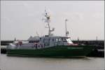 Das Zollboot BAD ZWISCHENAHN liegt am 08.03.2008 in Wilhelmshaven. Es wurde 1996 gebaut, ist 18 m lang, 5 m breit und hat zwei Maschinen mit je 440 kw, die eine Geschwindigkeit von 22 kn ermglichen.