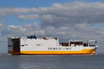 GREAT ANTWERP , RoRo/ConRo-Schiff , IMO 9935014 , Baujahr 2023 , 250 x 37.7 m , 06.04.2025 , Cuxhaven - Alte Liebe ,
